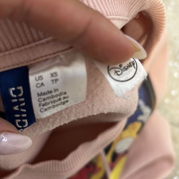 Sweatshirt H&M LIGHT PINK/FANTASIA - Picture 9 of 9